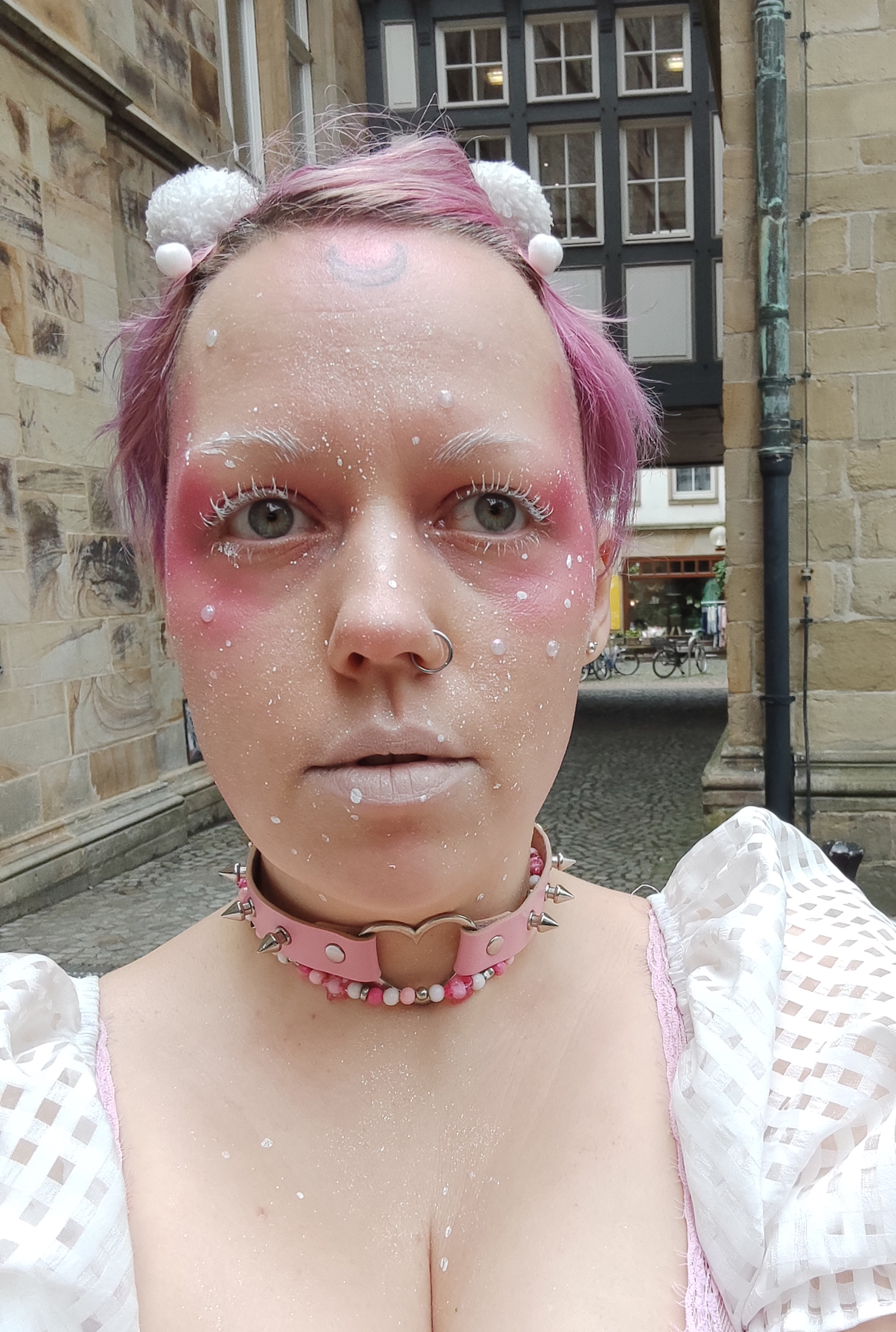 white makeup