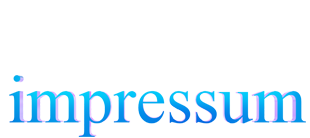 impressum title in 3d design